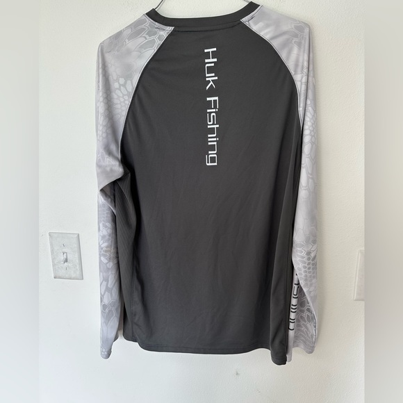 HUK Kryptek mens fishing shirt yeti size medium - Picture 2 of 8